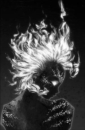 Nyx (2021) issue 1-P Rose Besch 1:40 Black & White Virgin Cover