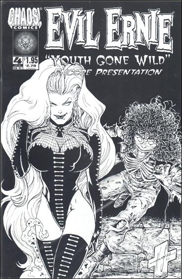 Evil Ernie: Youth Gone Wild issue 4-B Necro Edition Black & White Cover 1/2000
