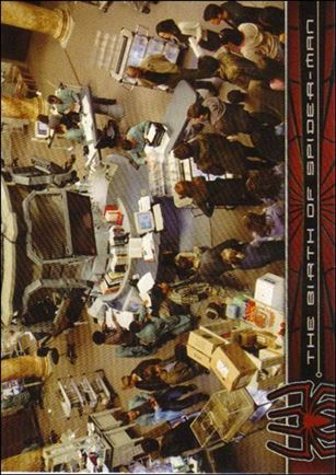 Spider-Man: The Movie (Base Set) card 13 The Birth Of Spider-Man