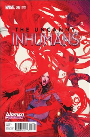 Uncanny Inhumans issue 6-B Bill Sienkiewicz Women of Power Cover