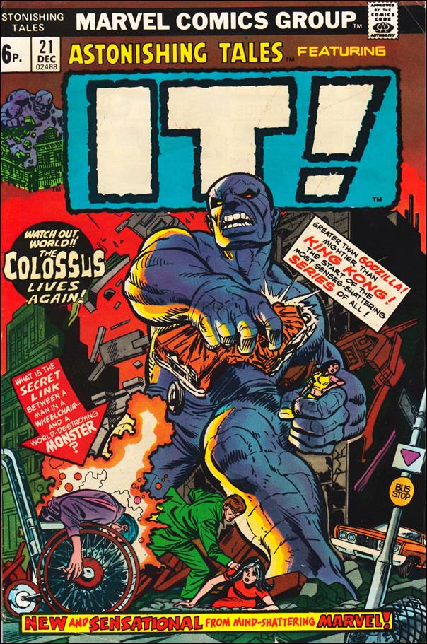 Astonishing Tales (1970) issue 21-B UK Price Cover