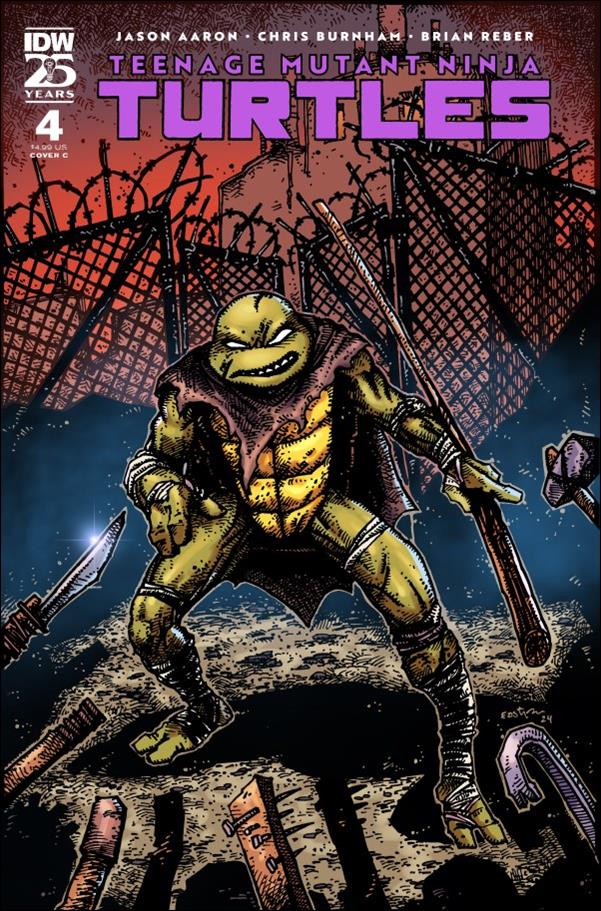 Teenage Mutant Ninja Turtles (2024) issue 4-C Kevin Eastman Cover