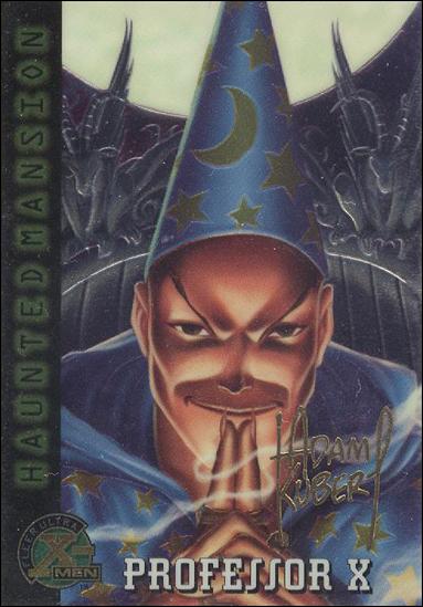 1996 Fleer Ultra X-Men All Chromium (Gold Signature Parallel Base Set) card 95 Professor X