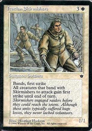 Magic the Gathering: Fallen Empires (Base Set) card 14 Icatian Skirmishers