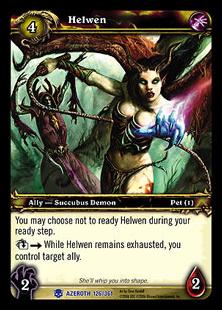 World of Warcraft: Heroes of Azeroth (Base Set) card 126 Helwen