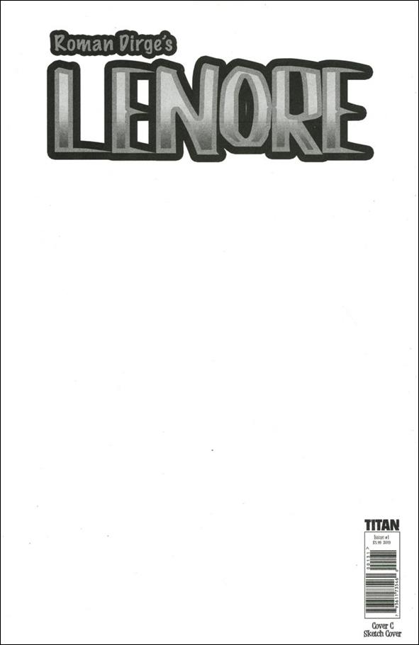 Lenore (2019) issue 1-C Blank Sketch Cover