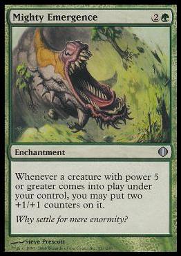 Magic the Gathering: Shards of Alara (Base Set) card 137 Mighty Emergence