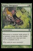 Magic the Gathering: Shards of Alara (Base Set) card 137 Mighty Emergence