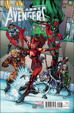 Uncanny Avengers (2015/03) issue 5-B Todd Nauck New York City Cover