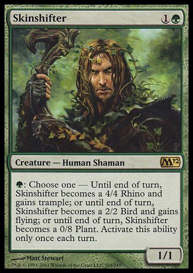 Magic the Gathering: 2012 Core Set (Base Set) card 195 Skinshifter
