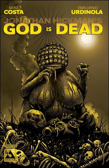 God is Dead issue 26-F Facundo Percio Gilded Cover