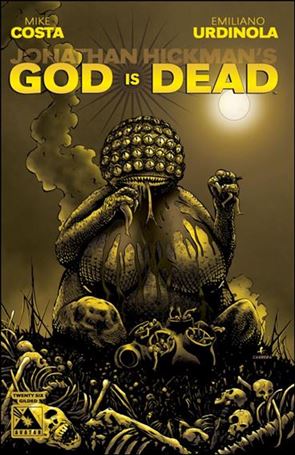 God is Dead issue 26-F Facundo Percio Gilded Cover