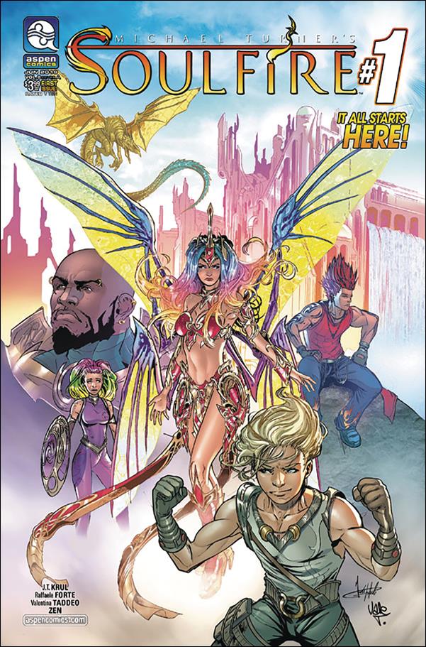 Michael Turner's Soulfire (2019) issue 1 Mauricio Camptella Cover