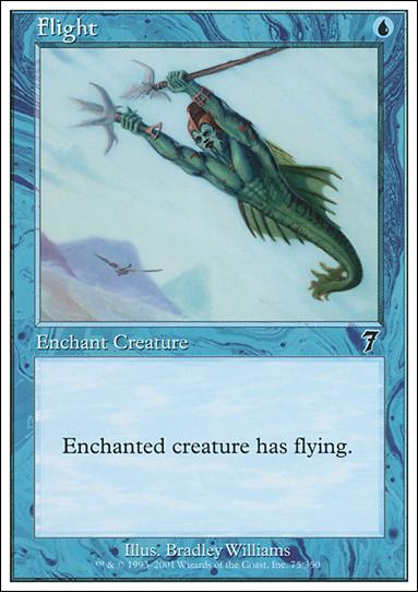 Magic the Gathering: 7th Edition (Base Set) card 75 Flight