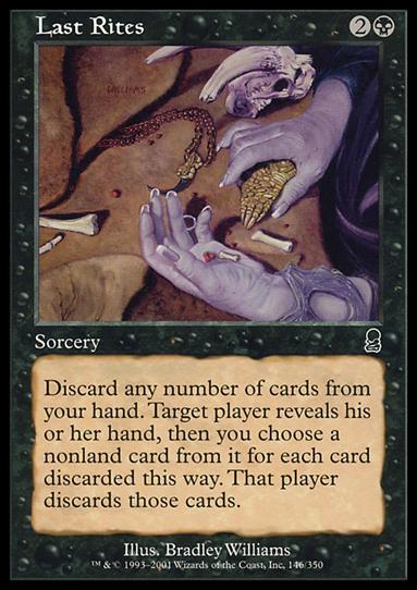 Magic the Gathering: Odyssey (Base Set) card 146 Last Rites