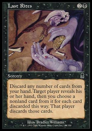 Magic the Gathering: Odyssey (Base Set) card 146 Last Rites