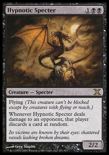 Magic the Gathering: 10th Edition (Base Set) card 151 Hypnotic Specter