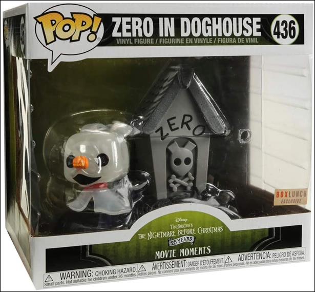 POP! Disney figure 436 Zero in Doghouse BoxLunch Exclusive