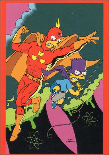 Overstreet Give Away Gimmick (Promo) card 7 Radioactive Man & Bartman - Red Border