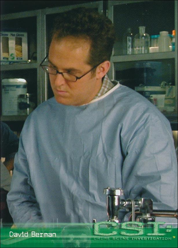 CSI: Crime Scene Investigation - Series One (Base Set) card 81 David Berman
