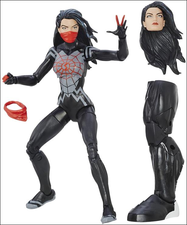 Marvel Legends Series: Spider-Man (Venom Series)  figure 5-B Web-Slinging Heroines (Silk) Loose
