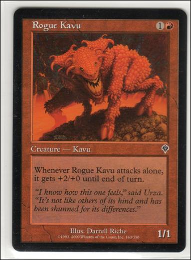 Magic the Gathering: Invasion (Base Set) card 160 Rogue Kavu