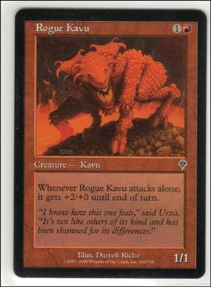 Magic the Gathering: Invasion (Base Set) card 160 Rogue Kavu