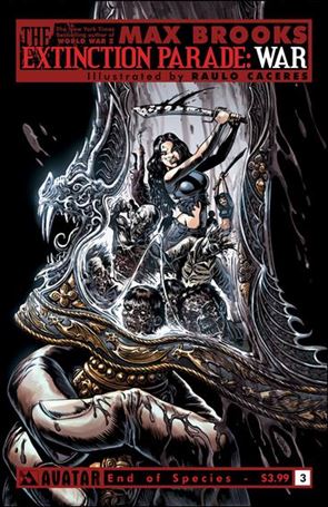 Extinction Parade: War issue 3-C End of Species Cover