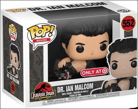POP! Movies figure 552 Dr. Ian Malcolm (Wounded) Target Exclusive