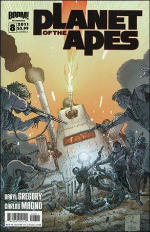 Planet of the Apes (2011) issue 8 Carlos Magno Cover