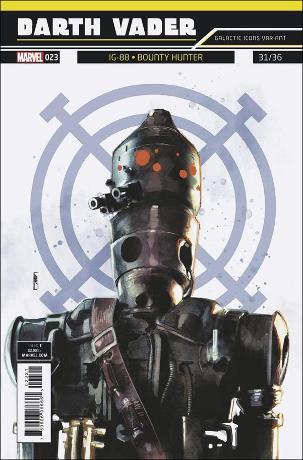 Darth Vader (2017) issue 23-B Rod Reis Galactic Icons Cover
