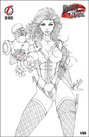 Notti & Nyce (2014) issue 3-G Jamie Tyndall Sketch Cover 1/50