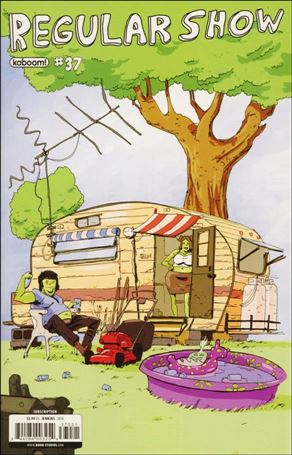Regular Show issue 37-B Tyler Jenkins Subscription Cover