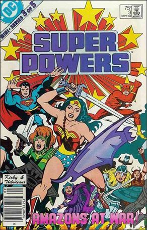 Super Powers (1984) issue 3-B Newsstand Cover