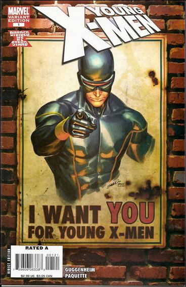 Young X-Men issue 1-C Brandon Peterson 1:20 Red Bricks Poster Cover