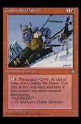 Magic the Gathering: Ice Age (Base Set) card 190 Goblin Ski Patrol
