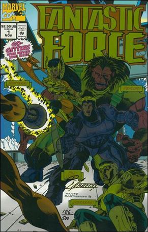 Fantastic Force (1994) issue 1-B Dynamic Forces (signed by Ralph Cabrera) 1/500