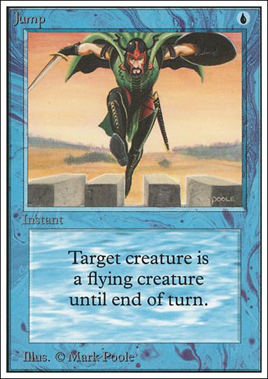 Magic the Gathering: Unlimited (Base Set) card 61 Jump