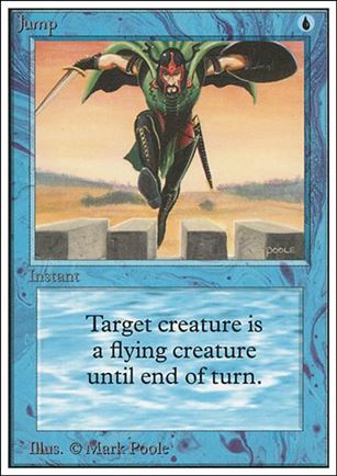Magic the Gathering: Unlimited (Base Set) card 61 Jump