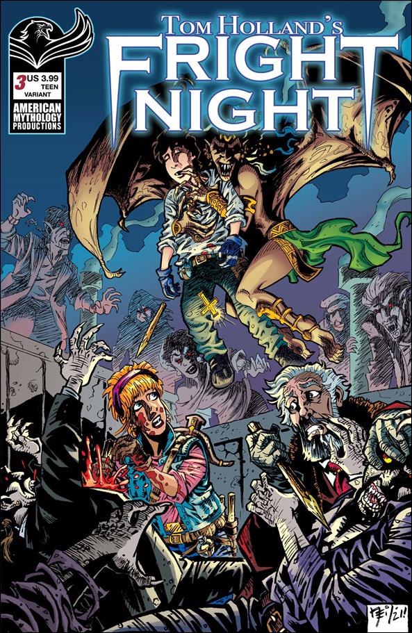 Fright Night (2021) issue 3-B Neil Vokes Cover
