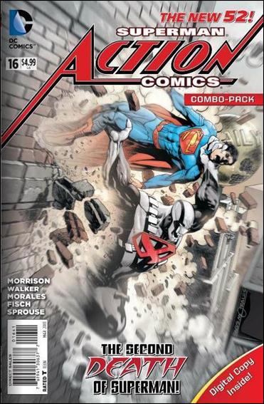Action Comics (2011) issue 16-B Polybagged Rags Morales Cover Combo Pack