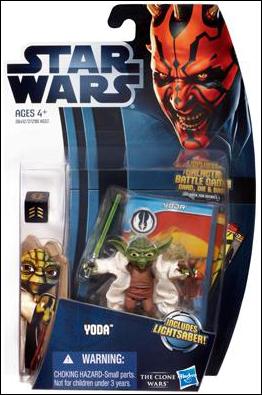 Star Wars: The Clone Wars Collection 3 3/4" Figures (2012) figure CW5 Yoda