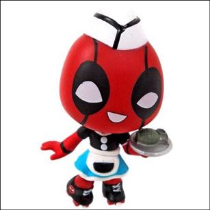 Deadpool Mystery Minis figure 3 Carhop  1/12