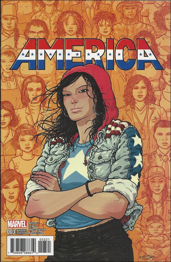 America (2017) issue 3-B Ramon Villalobos 1:25 Cover