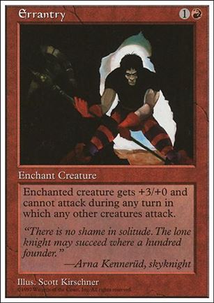 Magic the Gathering: 5th Edition (Base Set) card 225 Errantry