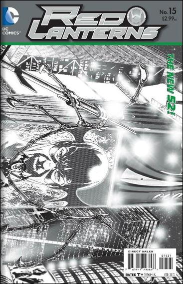 Red Lanterns issue 15-B Wraparound 1:25 Sketch Cover