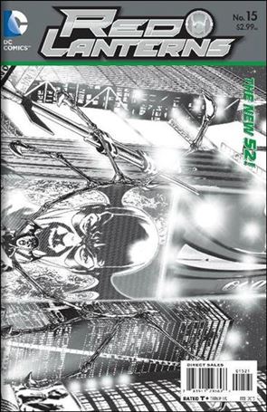 Red Lanterns issue 15-B Wraparound 1:25 Sketch Cover