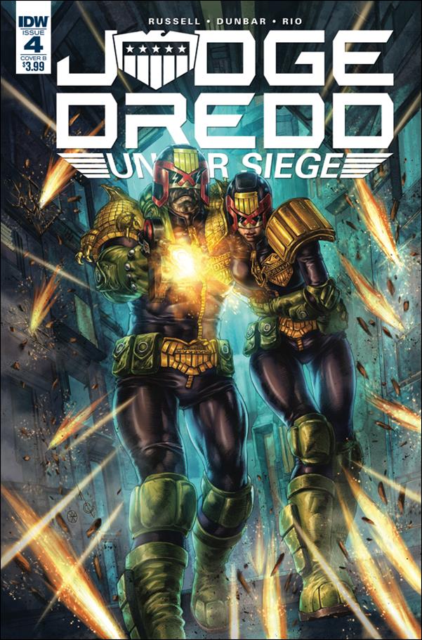 Judge Dredd: Under Siege issue 4-B Alan Quah Cover