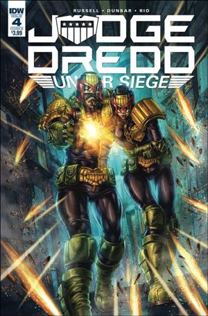 Judge Dredd: Under Siege issue 4-B Alan Quah Cover