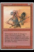 Magic the Gathering: 4th Edition (Base Set) card 185 Disintegrate